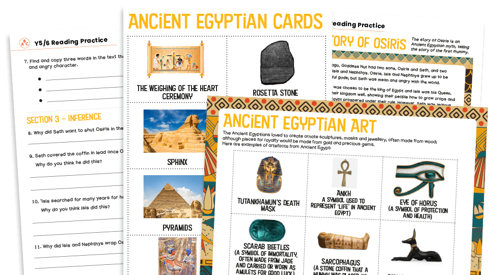 image of KS2 Home Learning Pack: Ancient Egypt
