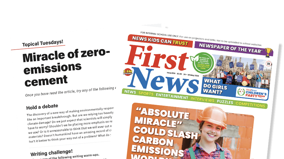 image of Miracle of Zero-Emissions Cement – Topical Tuesdays Activities from First News