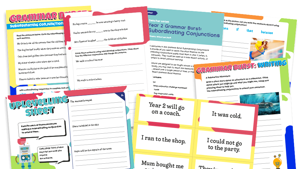 year-2-subordinating-conjunctions-grammar-worksheets-lesson-pack-plazoom