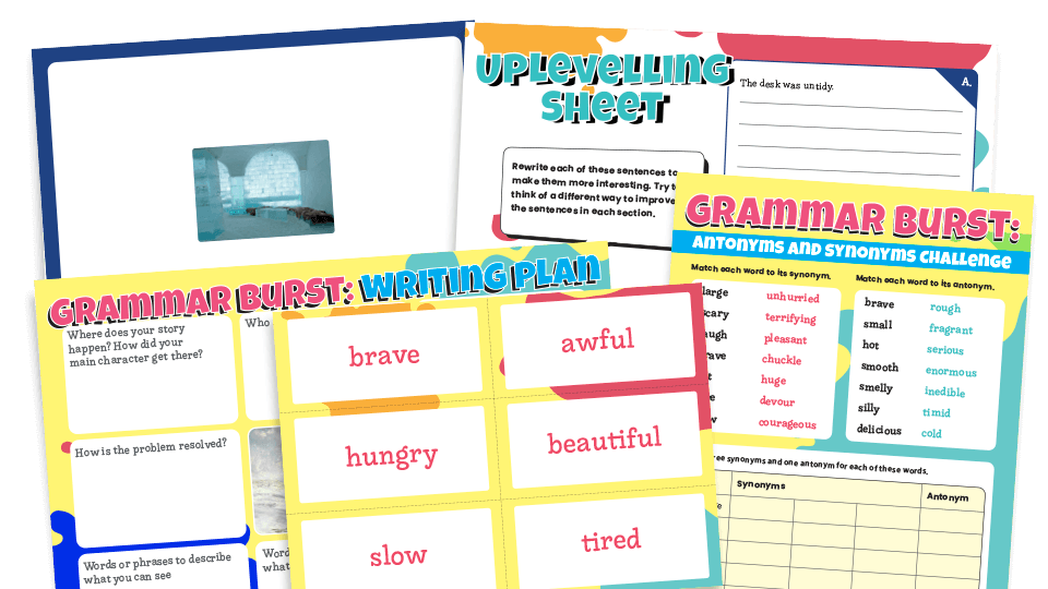 PlanIt Y6 SPaG Lesson Pack: Synonyms and Antonyms - English