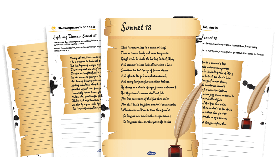 how to write a sonnet ks2