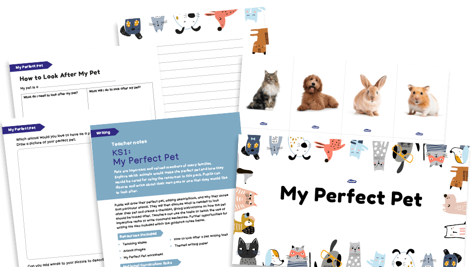 image of My Perfect Pet - KS1 worksheets and activities