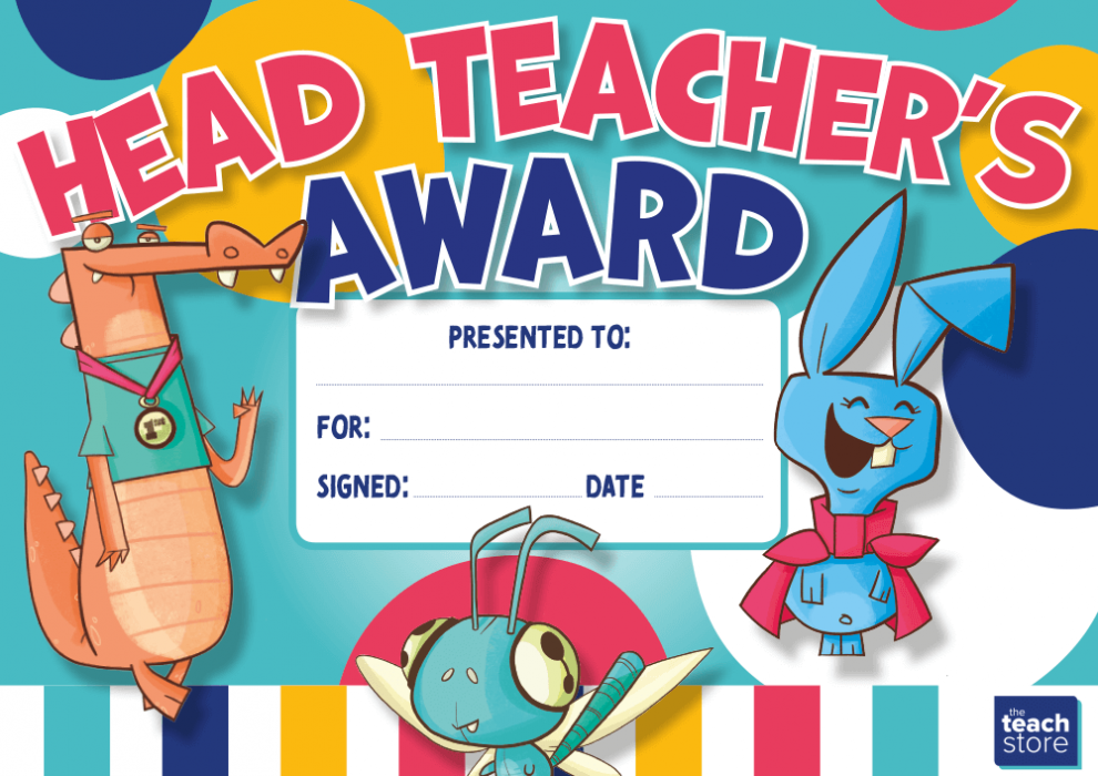 Head Teacher s Award certificate Plazoom