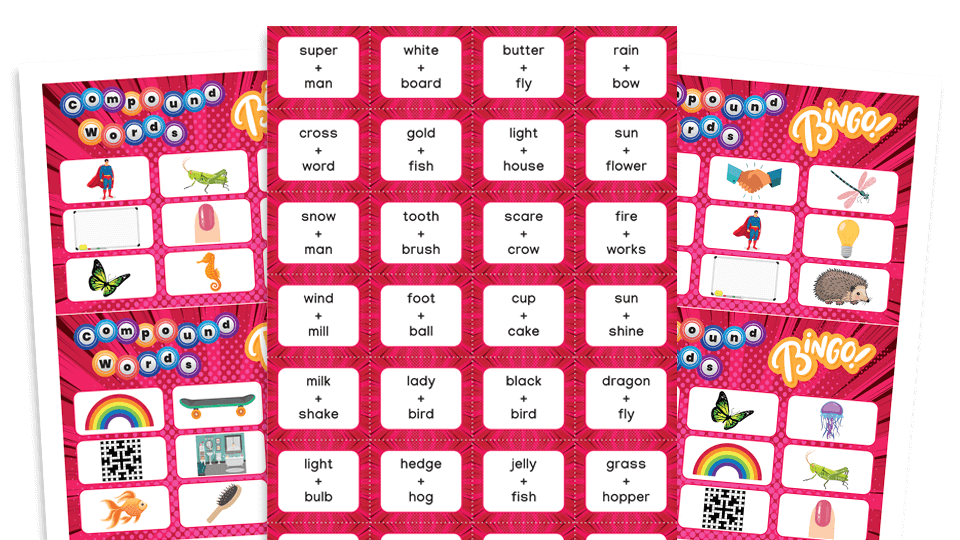 Download Year 2 Compound Words Bingo Grammar Games Plazoom