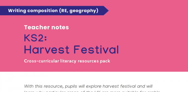 KS2 Harvest Festival Writing Composition Resources Pack – RE and