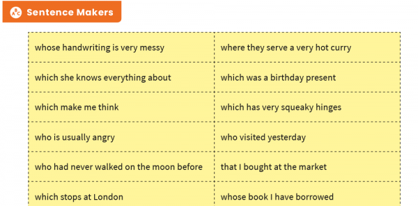 Year 5 Relative Clauses Sentence Maker Cards | Plazoom