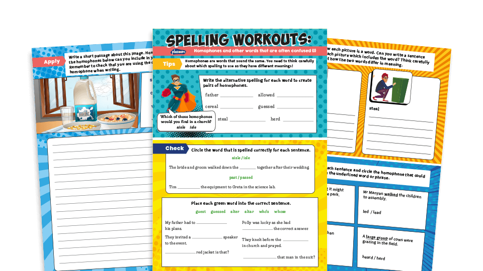 year 5 and 6 homophones 1 ks2 spelling worksheets plazoom