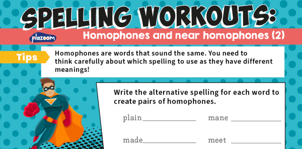 year 3 and 4 homophones ks2 spelling worksheets plazoom