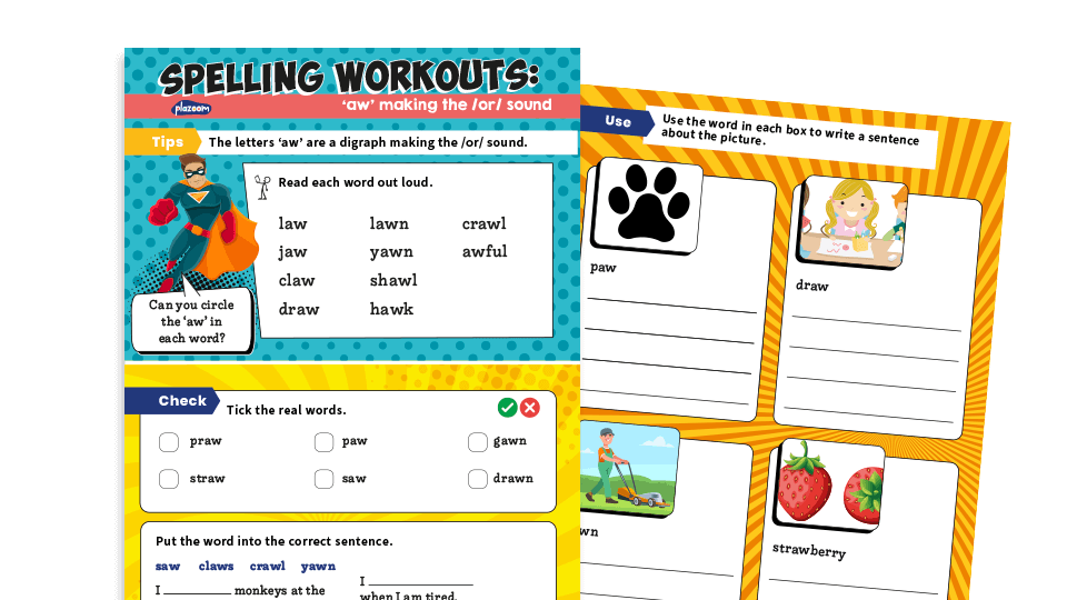 year 1 aw ks1 spelling worksheets plazoom