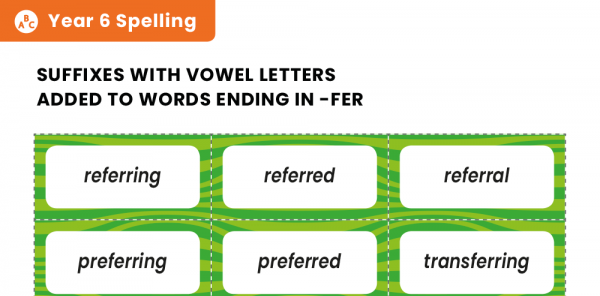 Year 6 Spelling Patterns – KS2 Word Sort Activity Pack | Plazoom
