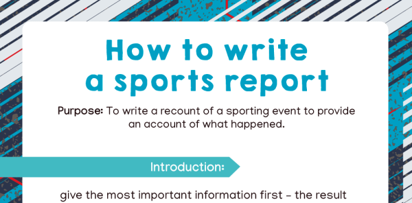 Year 6 SATS Writing Evidence: A Report (Sports Report) – Teacher ...