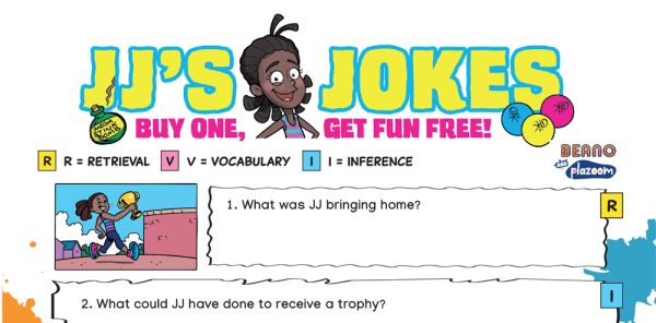 JJ And Trophy Mountain – KS2 Beano Comprehension And Writing Activities ...