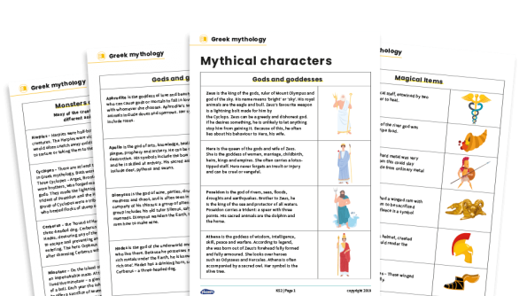 Image of Myths and Legends KS2 – Greek Myths Writing Toolkit