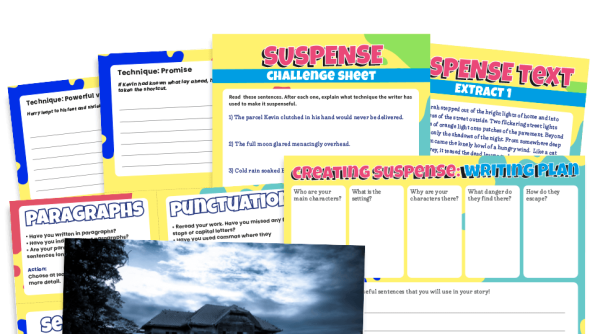 Image of KS2 Suspense Writing Resource Pack (Towards Greater Depth)