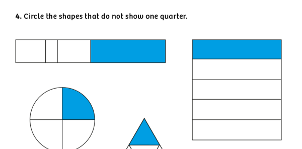 White Rose Maths: Year 1 Summer Term – Block 2: Find a quarter (1 ...