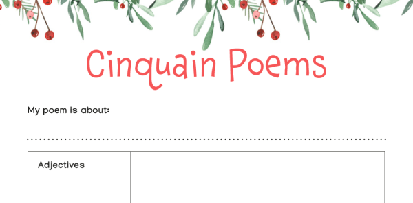 Christmas Cinquains - KS2 Text Types: Writing Planners and Model Texts ...