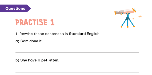 4.6 Year 4: W - Standard English Forms For Verb Inflections Instead Of ...