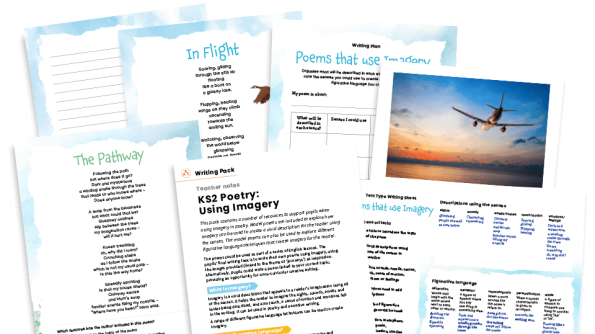 Image of Using imagery - poems - KS2 Text Types: Writing Planners and Model Texts